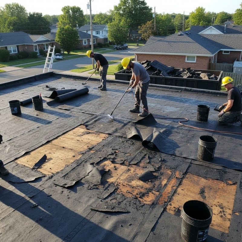 Asphalt Roof Repair detail