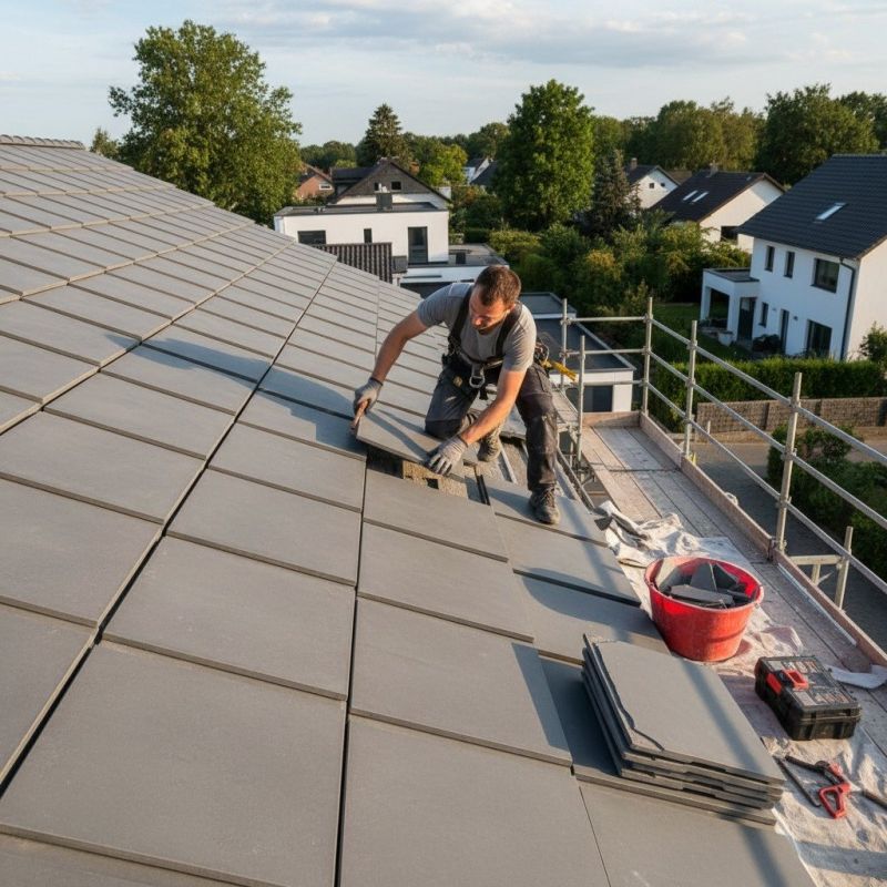 Clay Roof Leak Repair detail