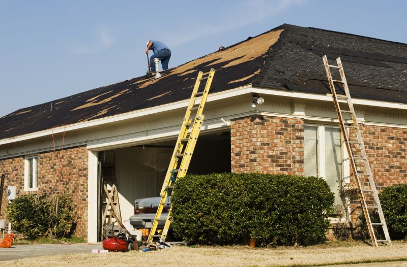 Damaged Roof Replacement detail