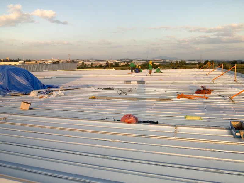 Metal Roof Installation detail