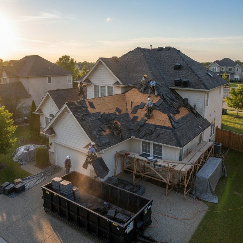 Roof Shingles Replacement detail