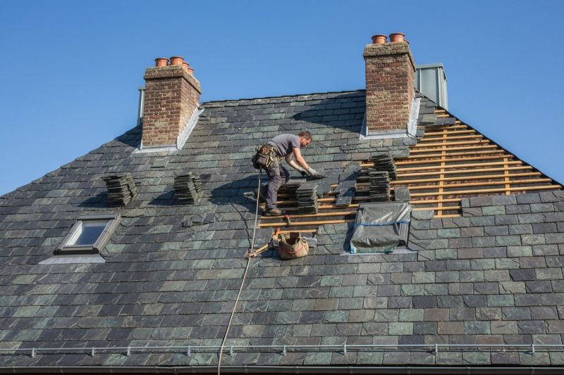 Slate Roof Leak Repair detail