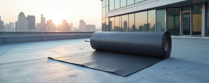 Single Ply Roof Installation